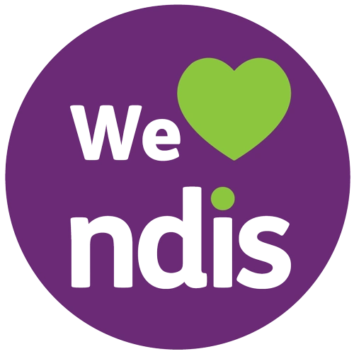 logo for we heart NDIS